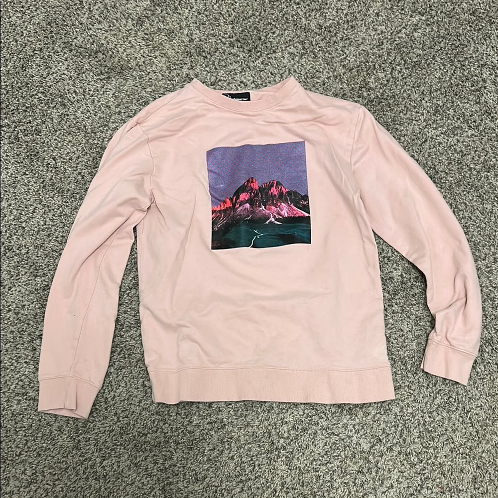 Pink Graphic Sweatshirt